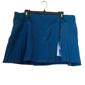 MPG Teal Pleated Tennis Skort